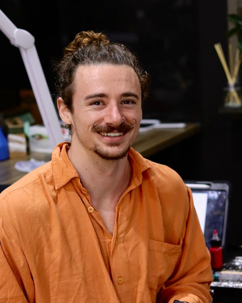 Jason Docia, tattoo artist at Afterglow Tattoo Studio on the Sunshine Coast